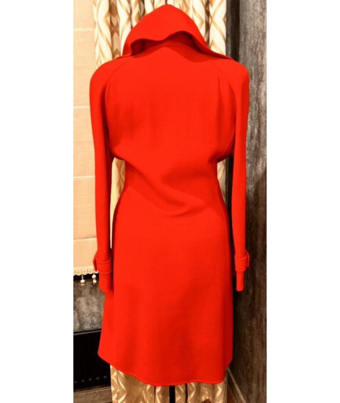 VALENTINO Красное шерстяное пальто, фото 3