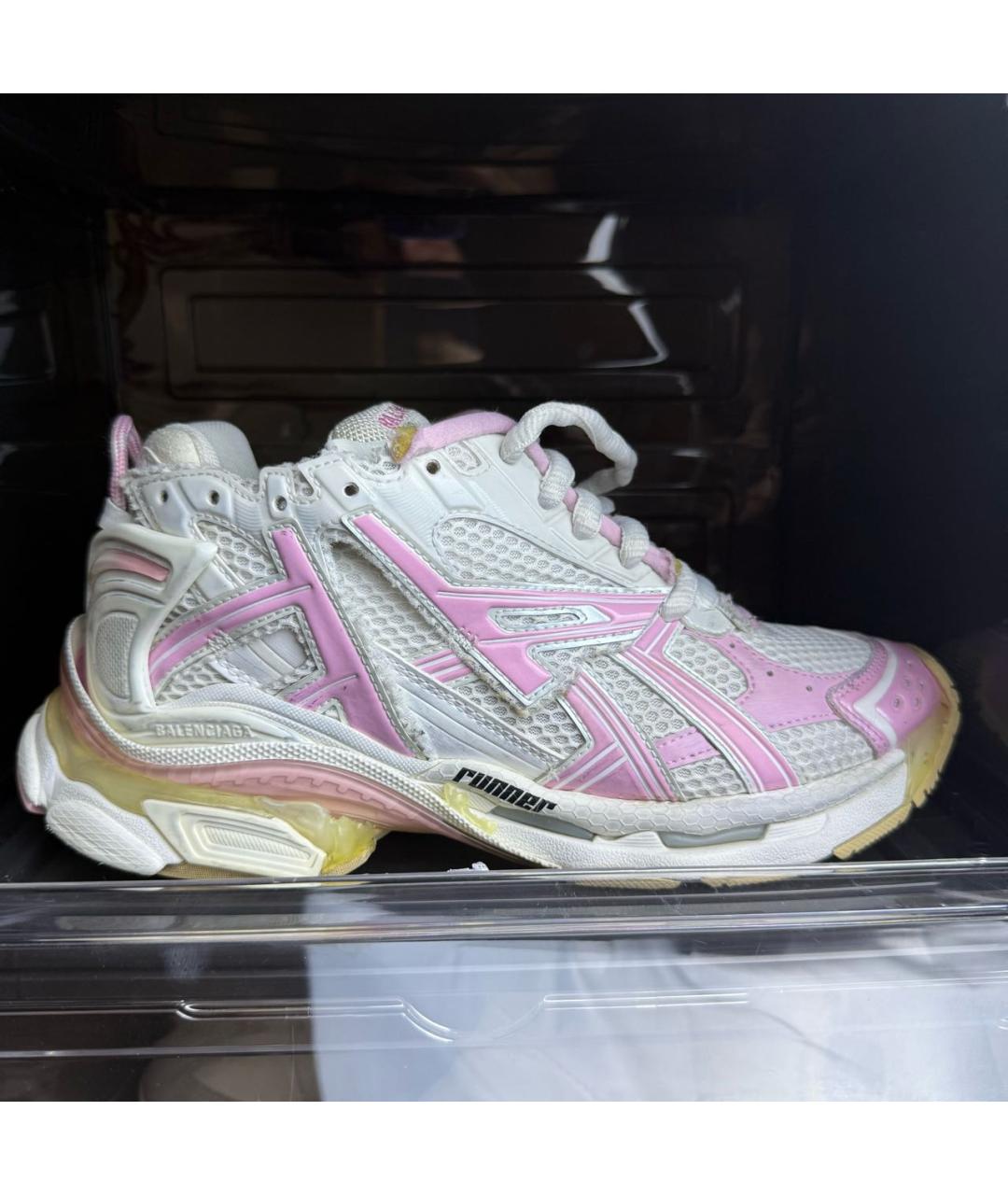 BALENCIAGA Белые кроссовки, фото 7