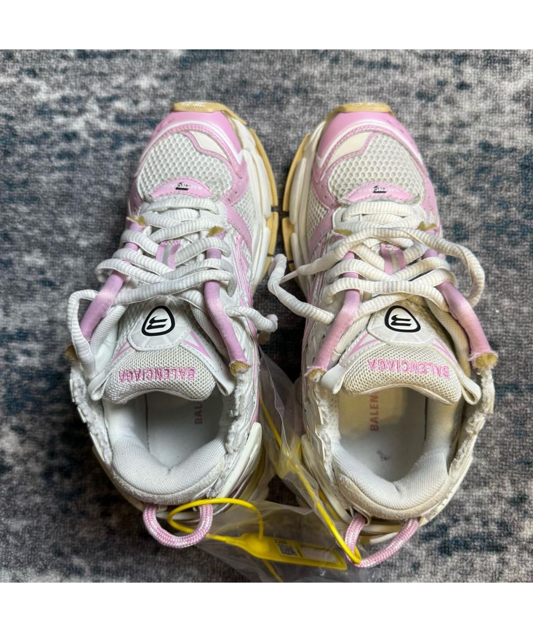 BALENCIAGA Белые кроссовки, фото 3