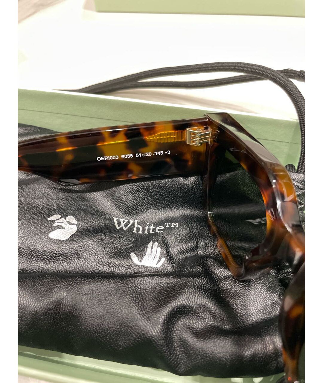 OFF-WHITE Коричневые пластиковые солнцезащитные очки, фото 6