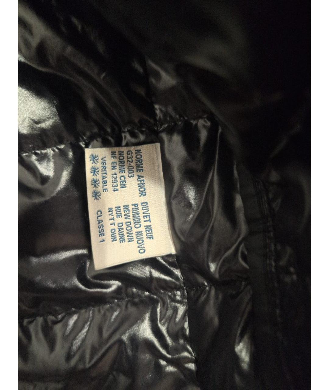 MONCLER Темно-синяя полиамидовая куртка, фото 7