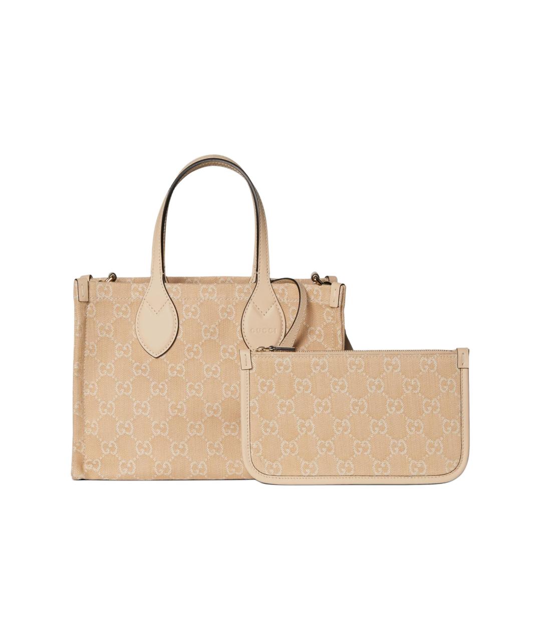 GUCCI Бежевая сумка через плечо, фото 2