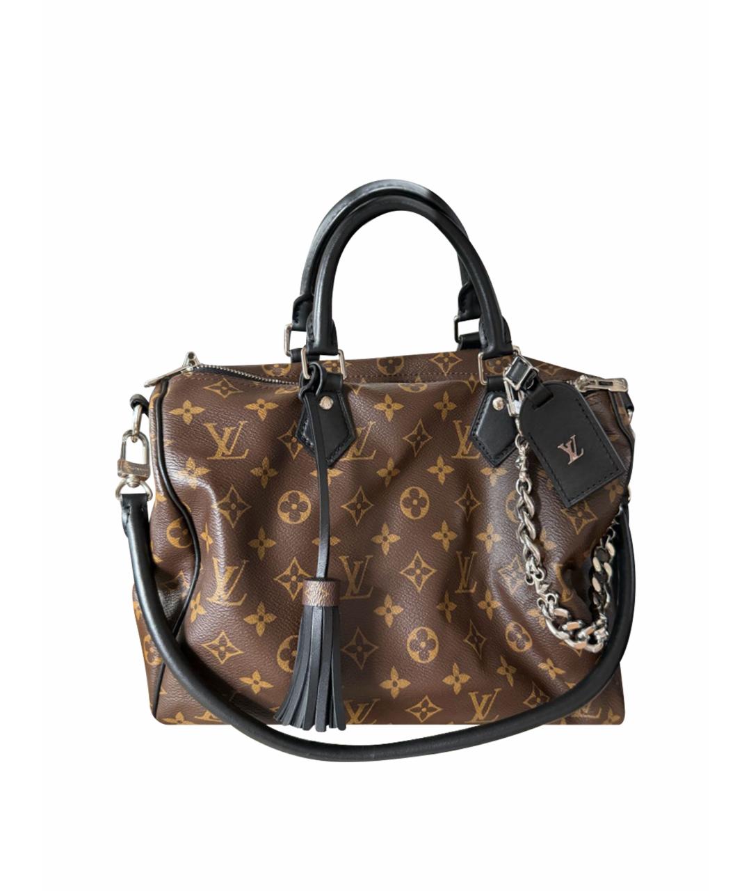 LOUIS VUITTON Коричневая сумка с короткими ручками, фото 1