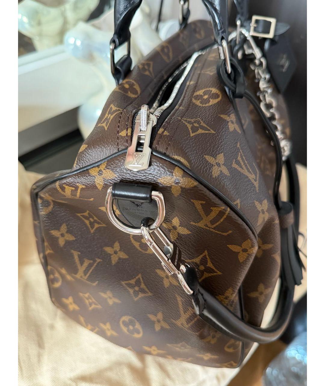 LOUIS VUITTON Коричневая сумка с короткими ручками, фото 2