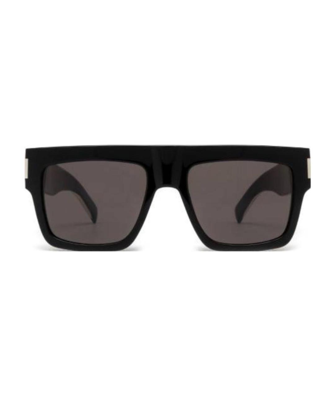 SAINT LAURENT Черные пластиковые солнцезащитные очки, фото 3