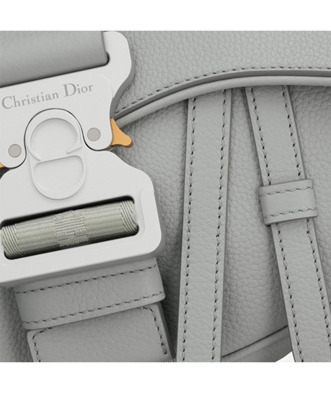 CHRISTIAN DIOR Серая сумка на плечо, фото 4