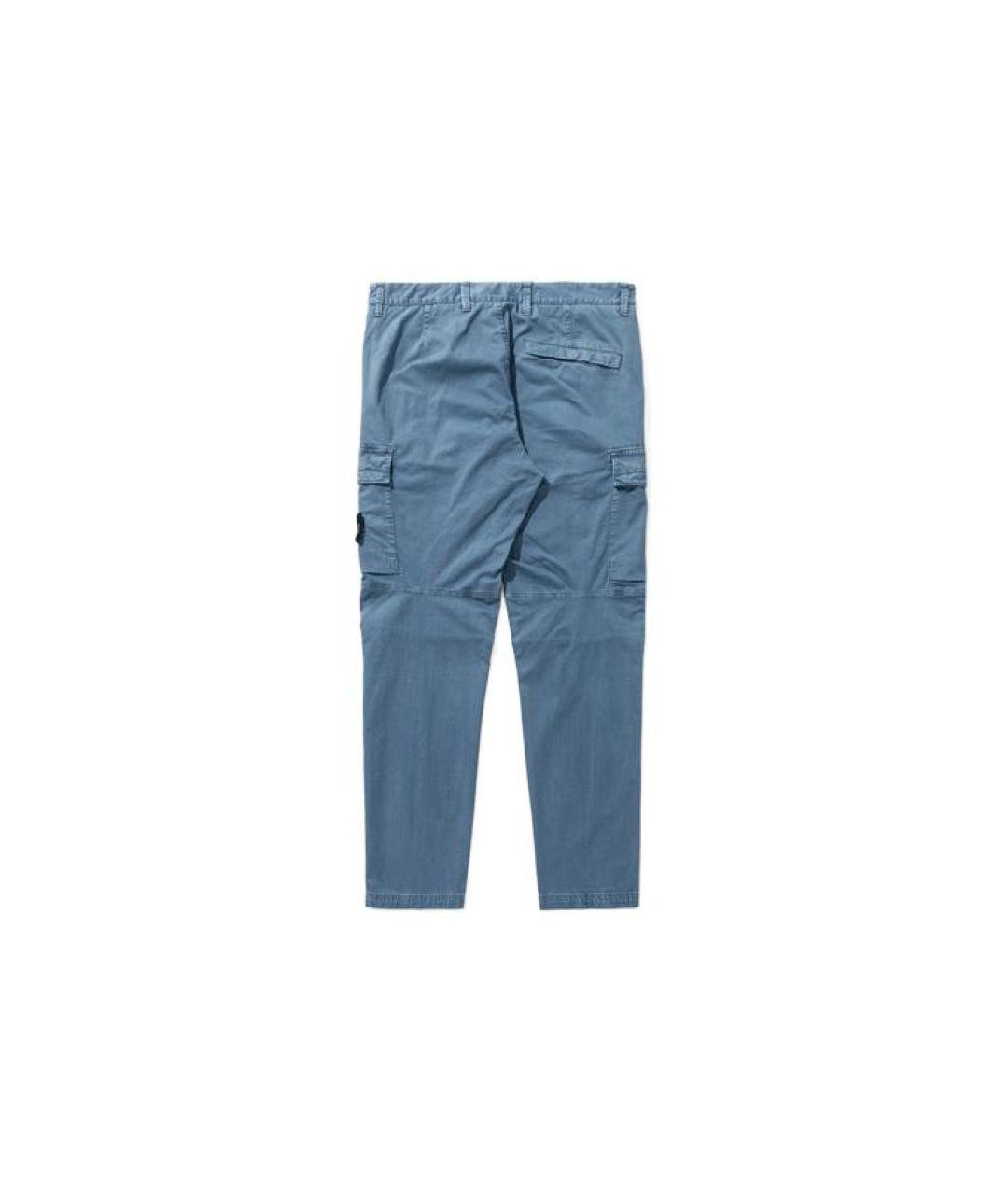 STONE ISLAND Синие брюки чинос, фото 2