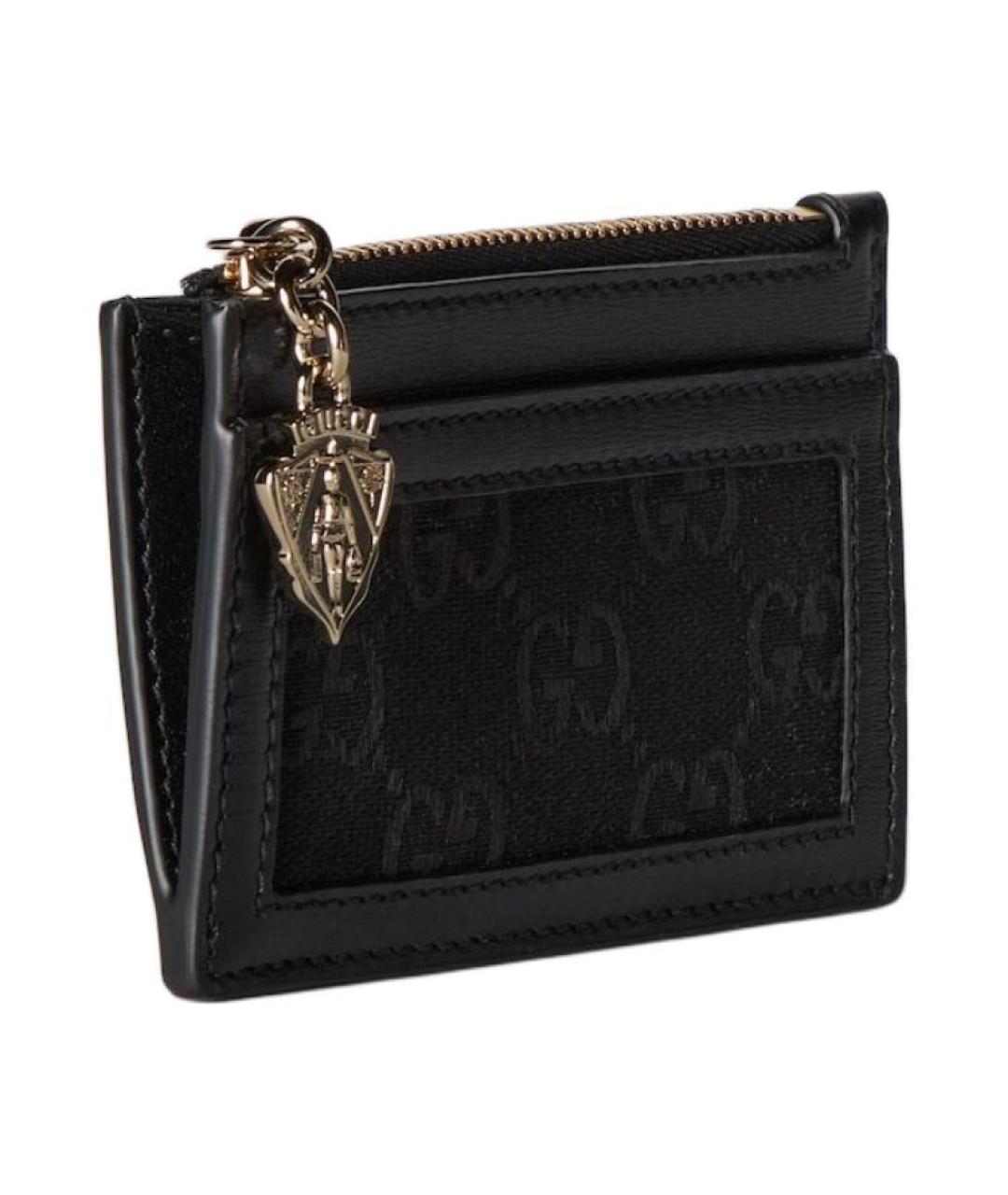 GUCCI Черный кожаный кардхолдер, фото 2