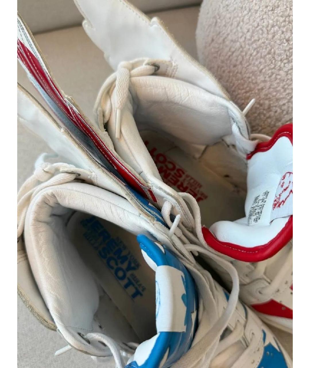 ADIDAS YEEZY Кожаные высокие кроссовки / кеды, фото 3