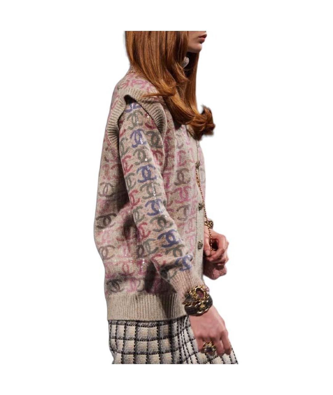 CHANEL Розовый кардиган, фото 2