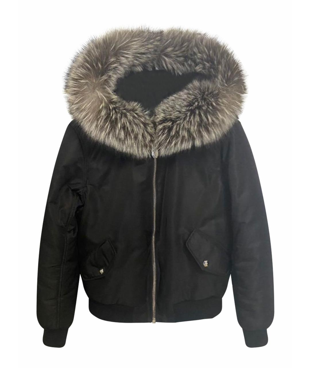 PHILIPP PLEIN Черный пуховик, фото 1