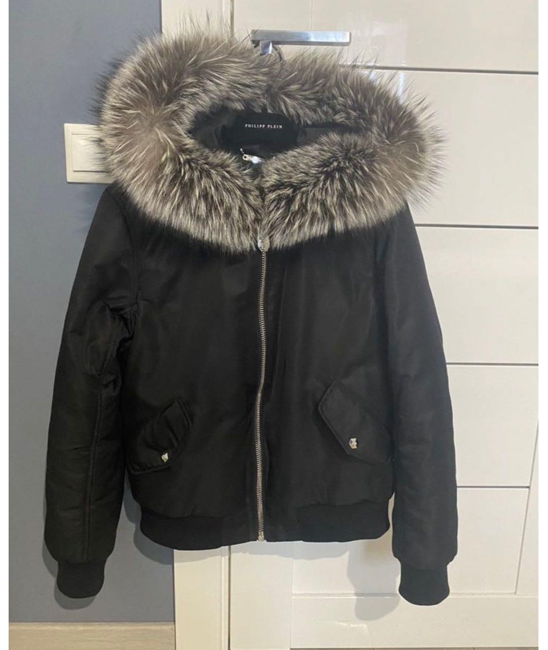 PHILIPP PLEIN Черный пуховик, фото 3