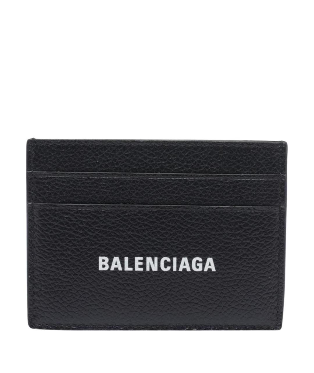 BALENCIAGA Черный кожаный кардхолдер, фото 1