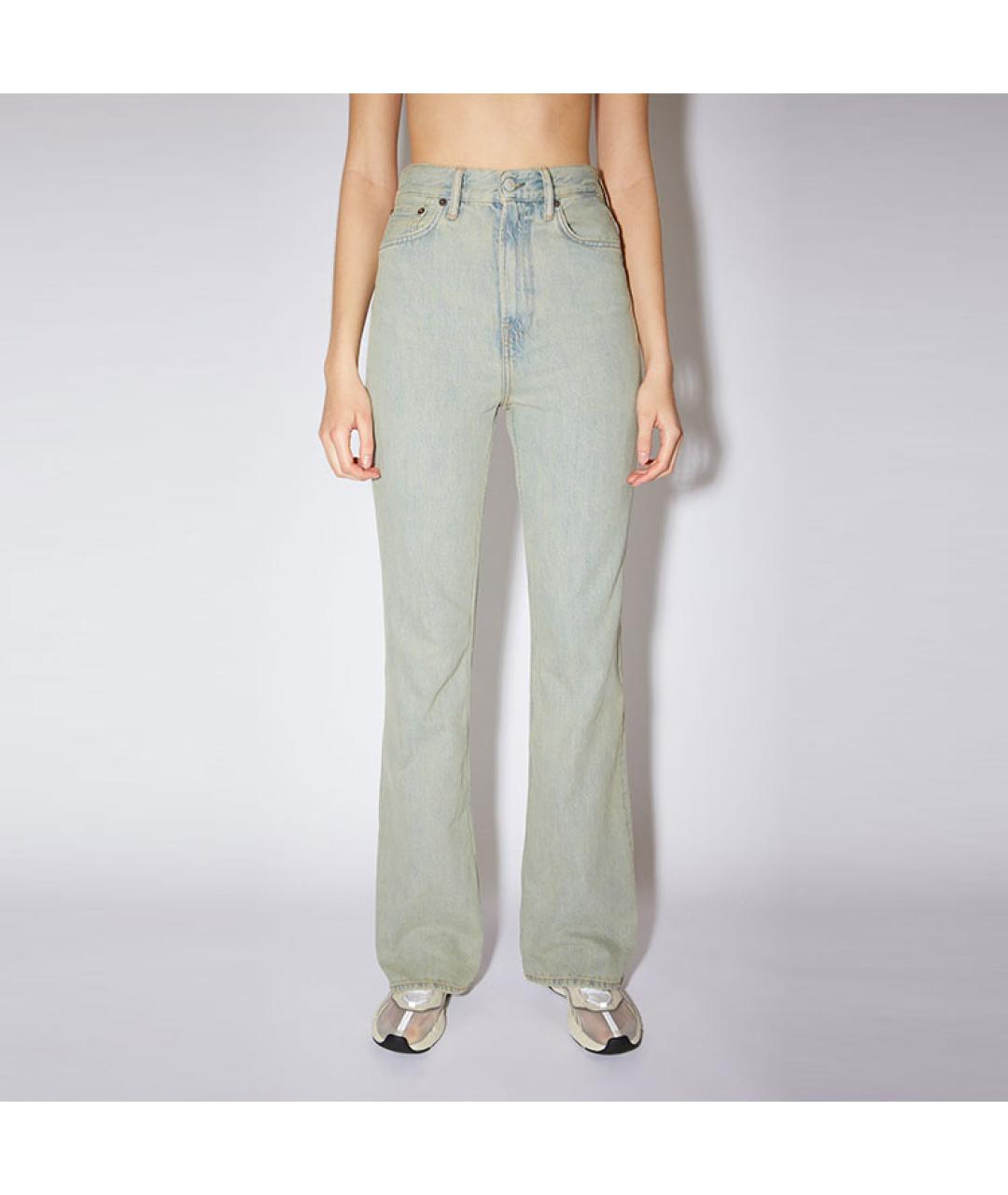 ACNE STUDIOS Голубые прямые джинсы, фото 2