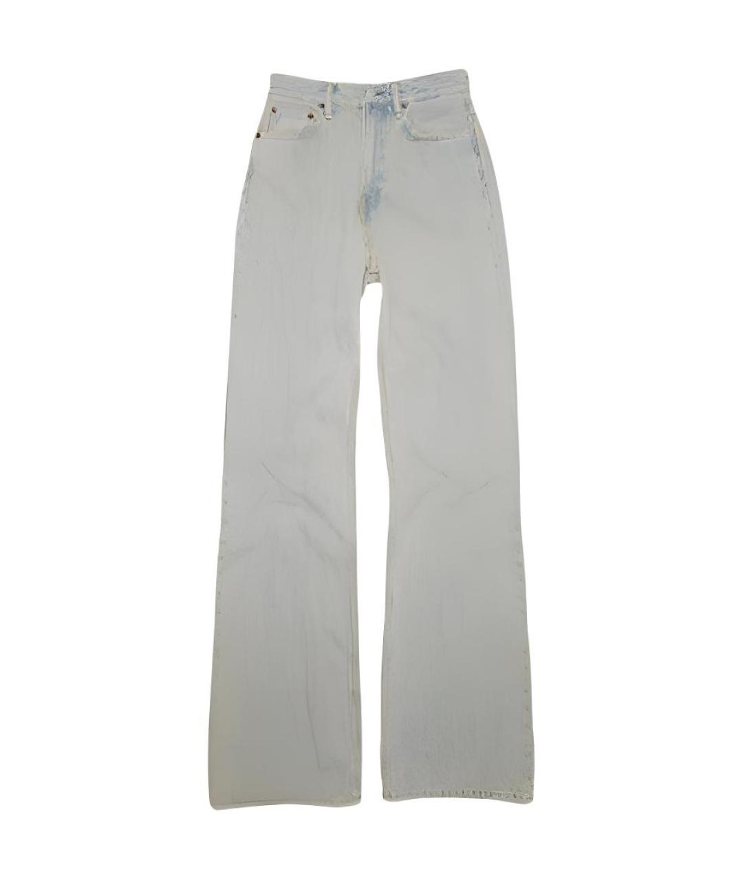 ACNE STUDIOS Голубые прямые джинсы, фото 1