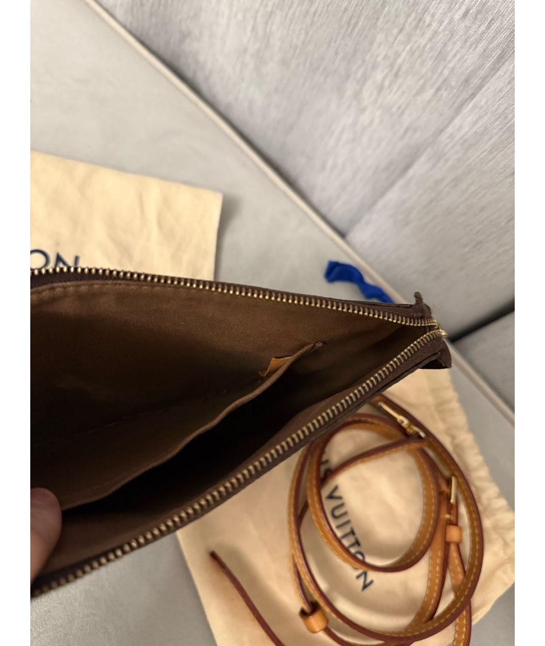 LOUIS VUITTON Коричневая сумка через плечо, фото 4