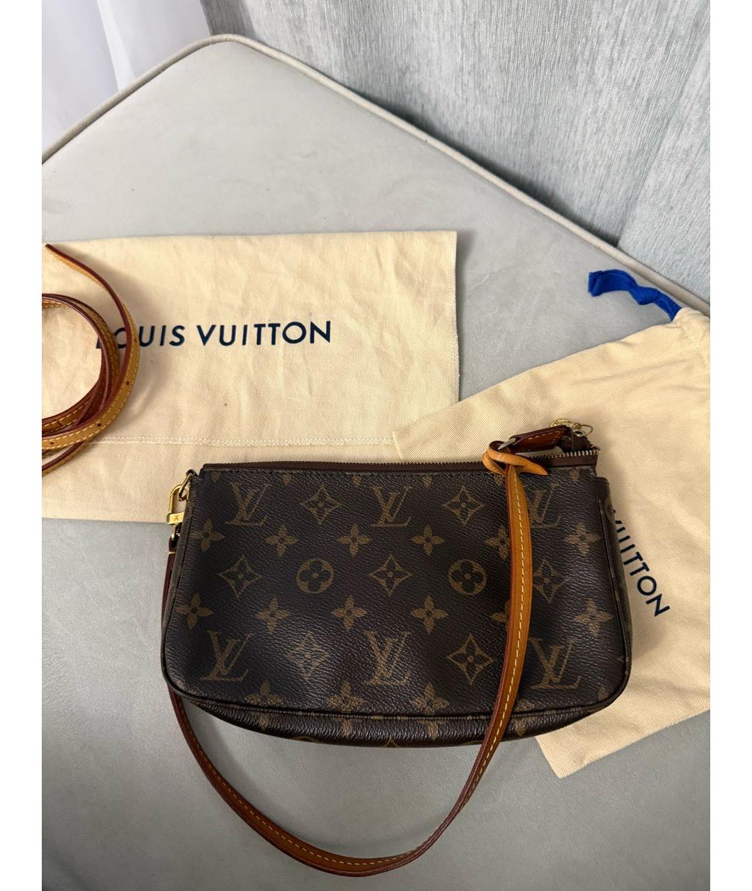 LOUIS VUITTON Коричневая сумка через плечо, фото 9