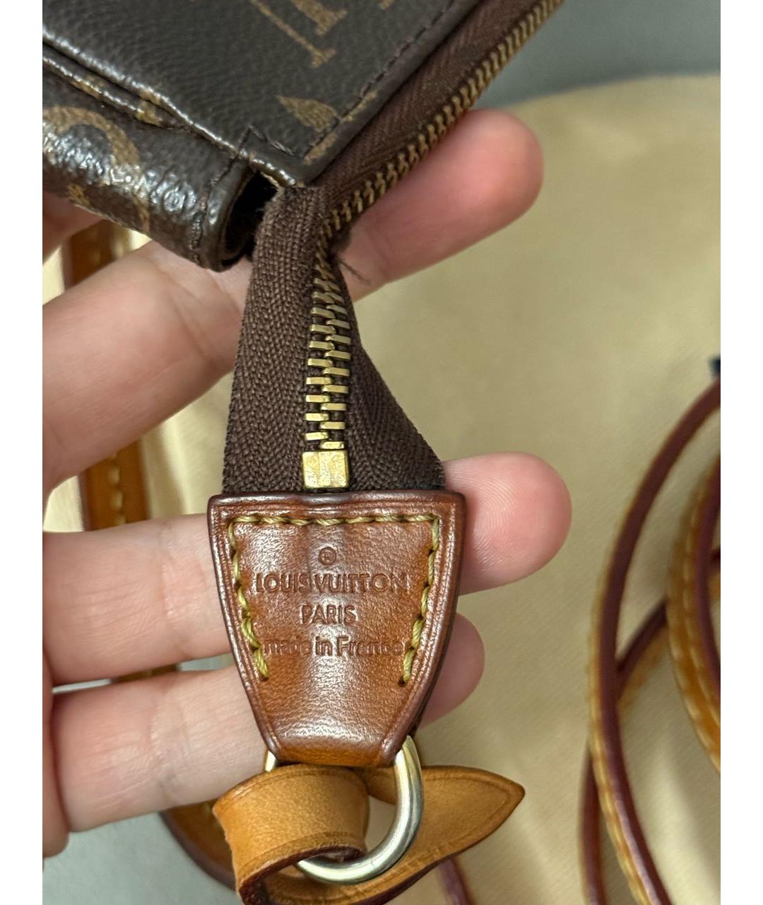 LOUIS VUITTON Коричневая сумка через плечо, фото 6