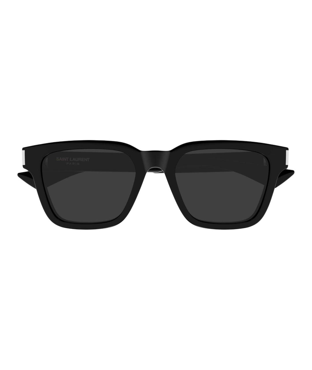 SAINT LAURENT Черные пластиковые солнцезащитные очки, фото 2