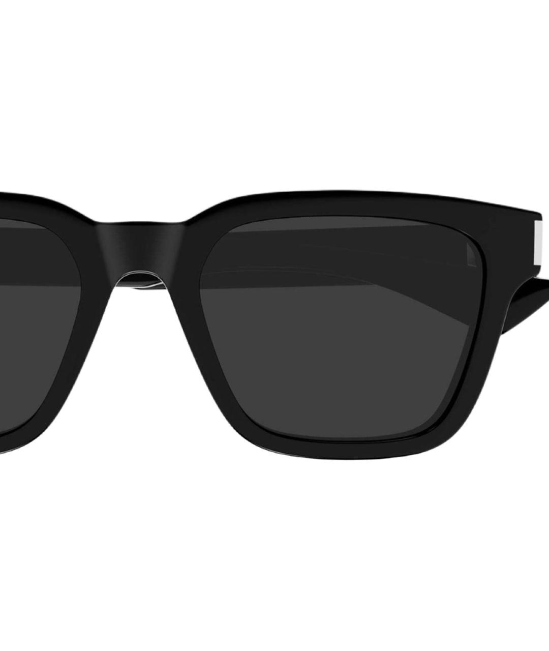 SAINT LAURENT Черные пластиковые солнцезащитные очки, фото 3