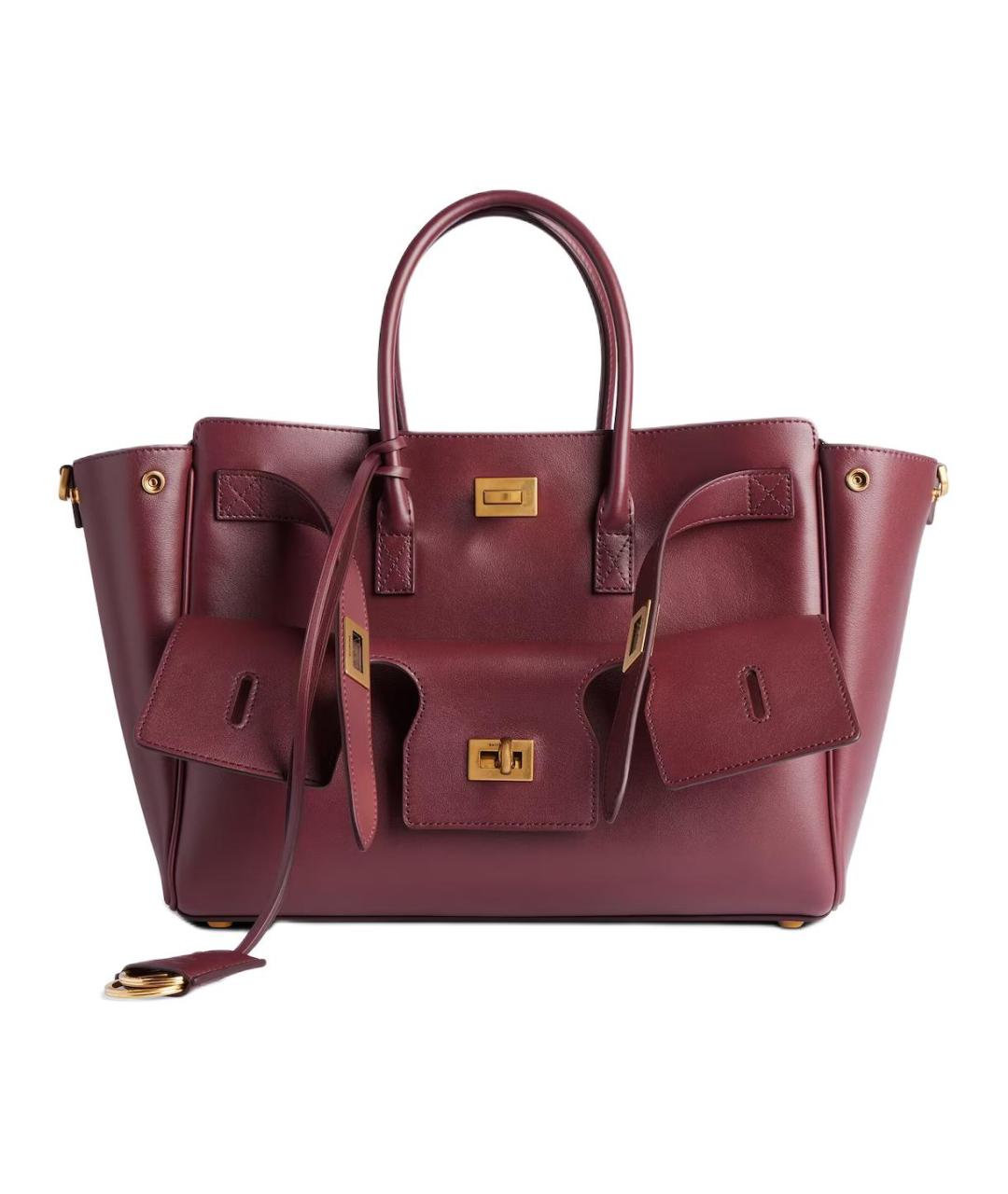 BALENCIAGA Красная кожаная сумка через плечо, фото 1