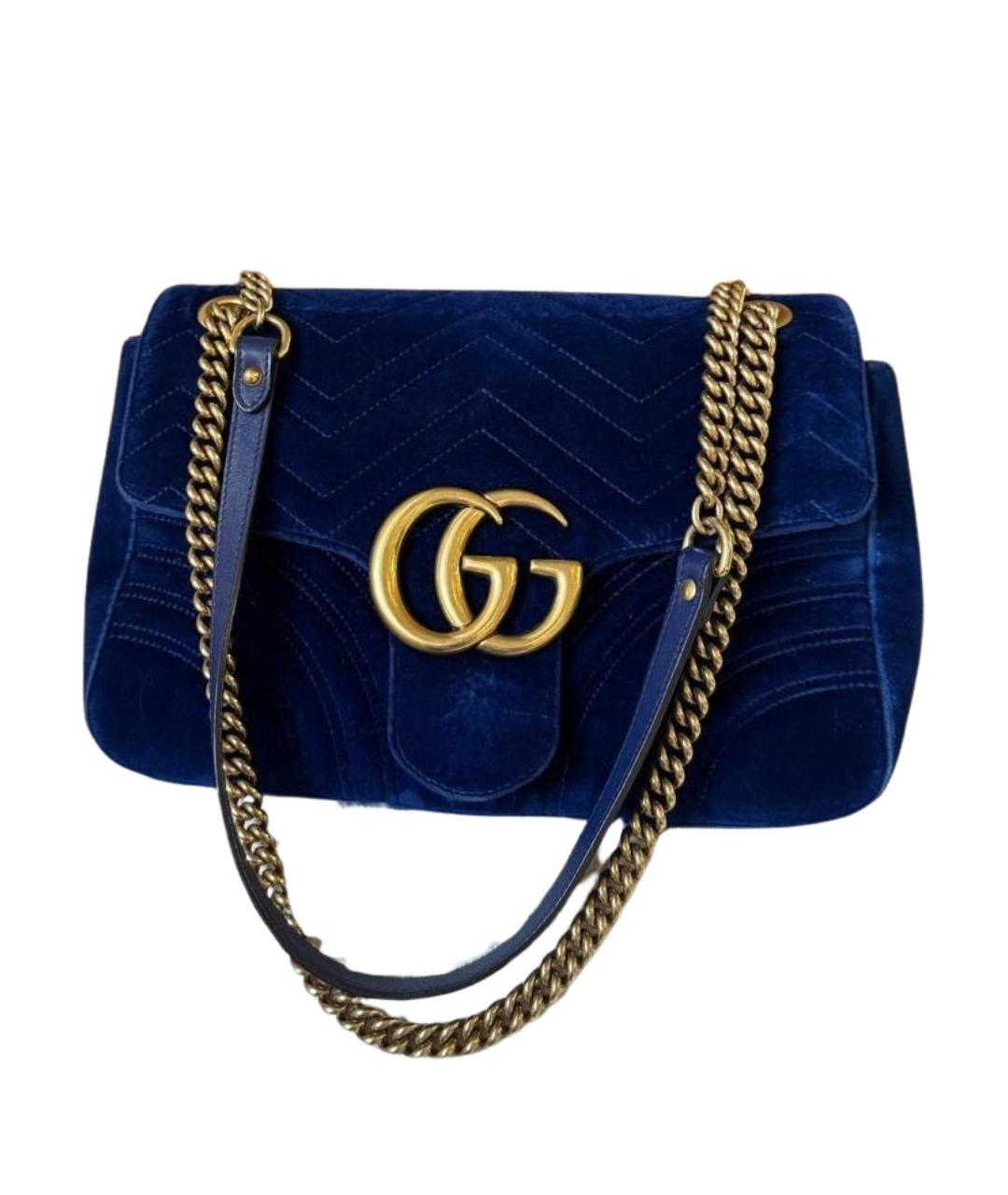 GUCCI Темно-синяя сумка через плечо, фото 1