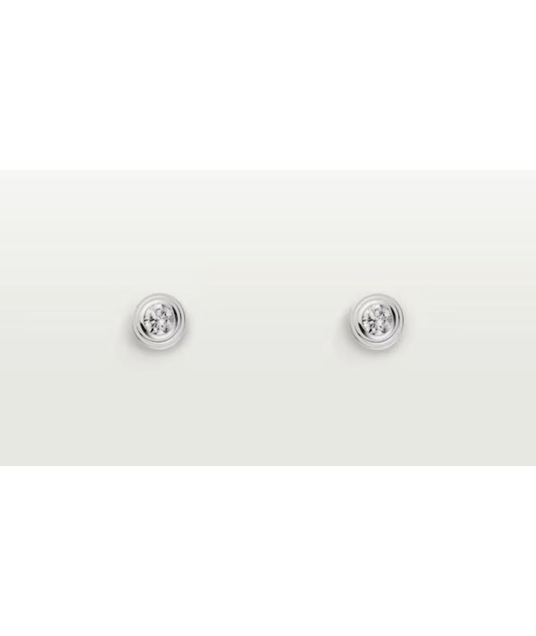 CARTIER Серебряные серьги из белого золота, фото 7