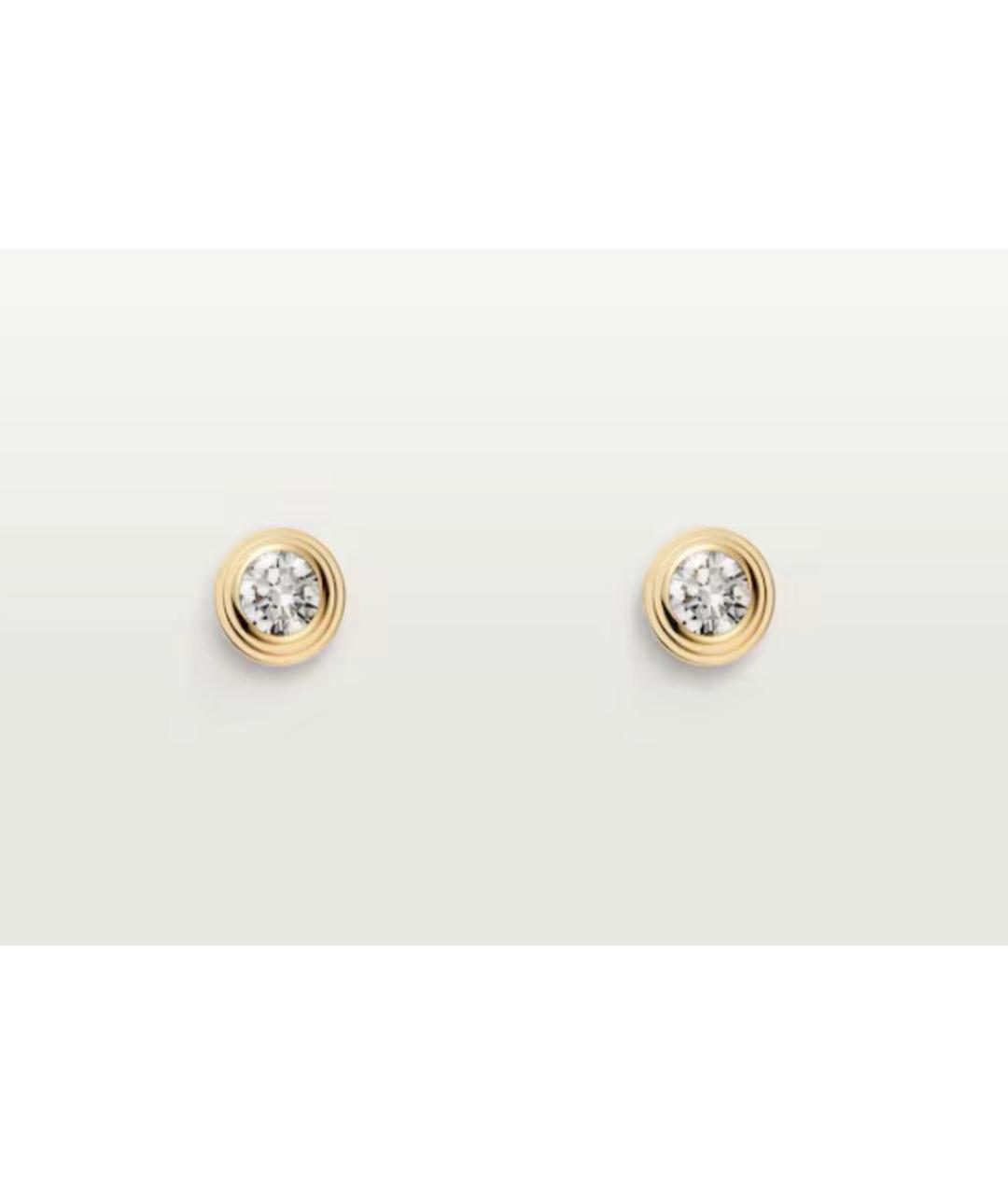 CARTIER Золотые серьги из желтого золота, фото 9