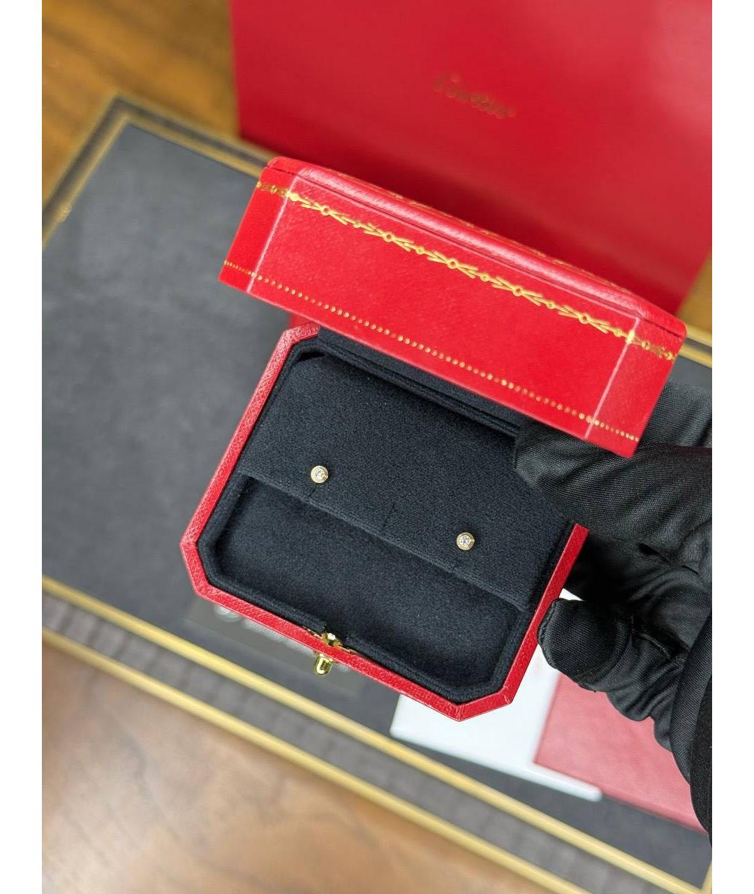 CARTIER Золотые серьги из желтого золота, фото 3