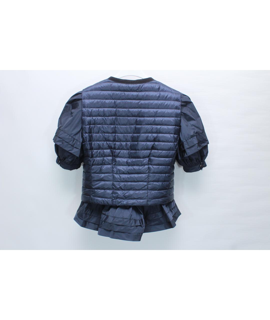 MONCLER Синяя полиамидовая куртка, фото 3