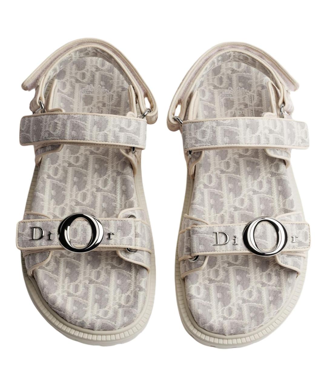 CHRISTIAN DIOR Белые сандалии, фото 3