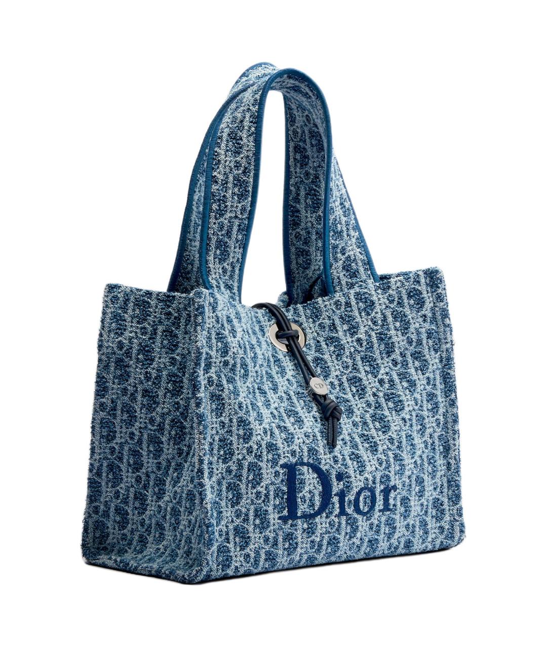 CHRISTIAN DIOR Синяя сумка через плечо, фото 2