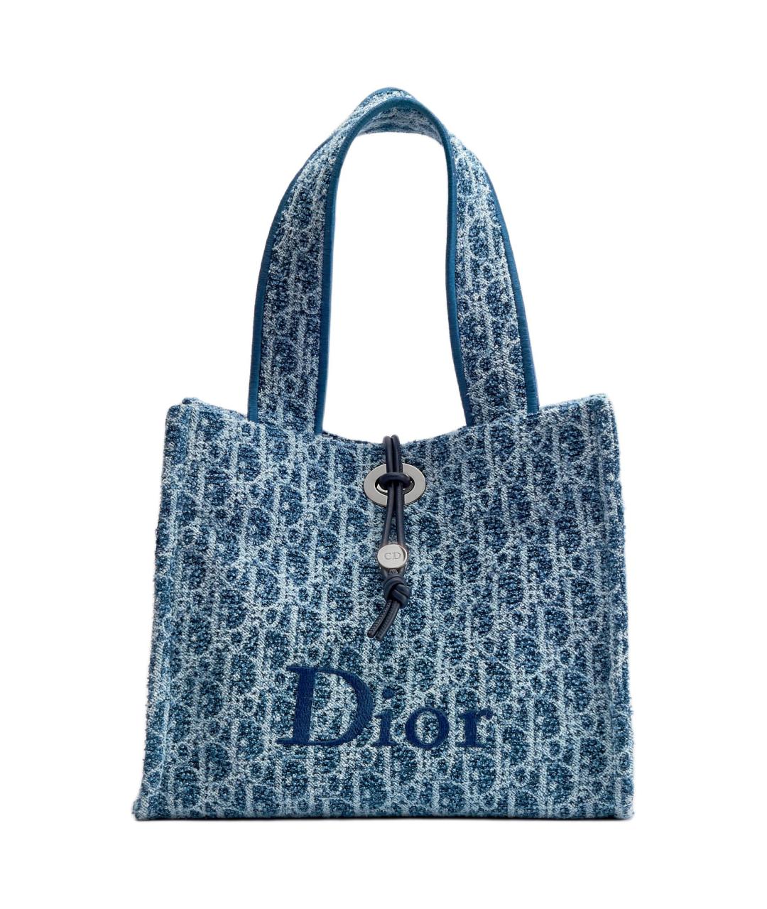 CHRISTIAN DIOR Синяя сумка через плечо, фото 1