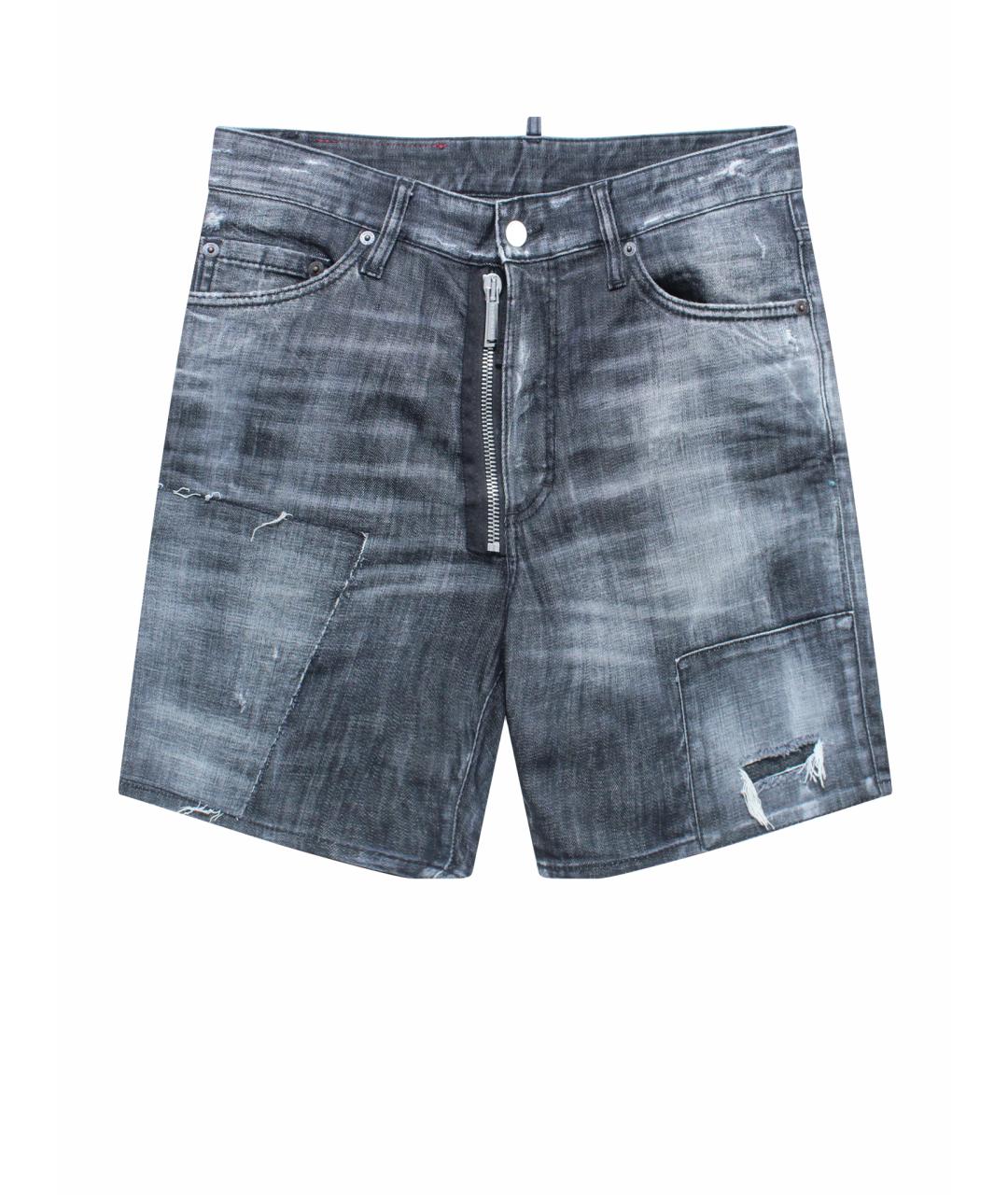 DSQUARED2 Серые хлопковые шорты, фото 1