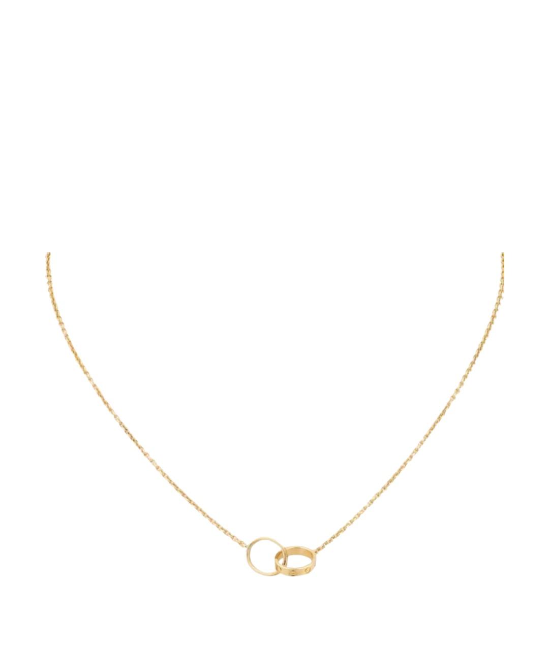 CARTIER Золотое колье из желтого золота, фото 1