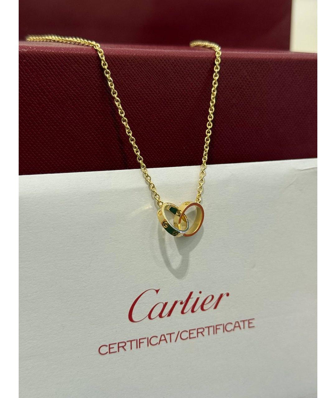 CARTIER Золотое колье из желтого золота, фото 2