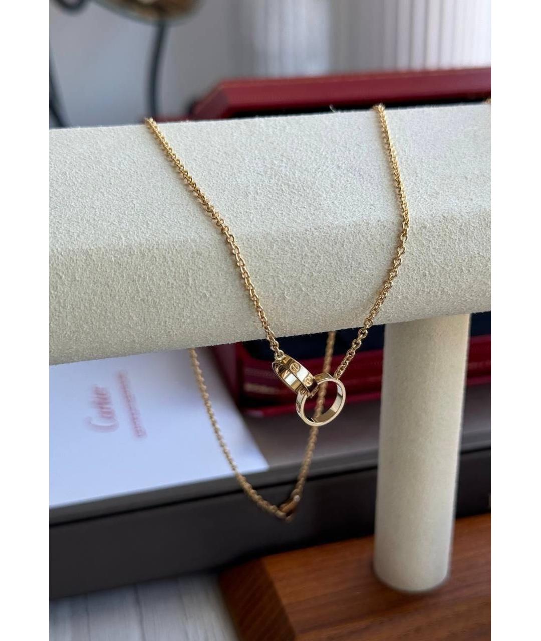 CARTIER Золотое колье из желтого золота, фото 4
