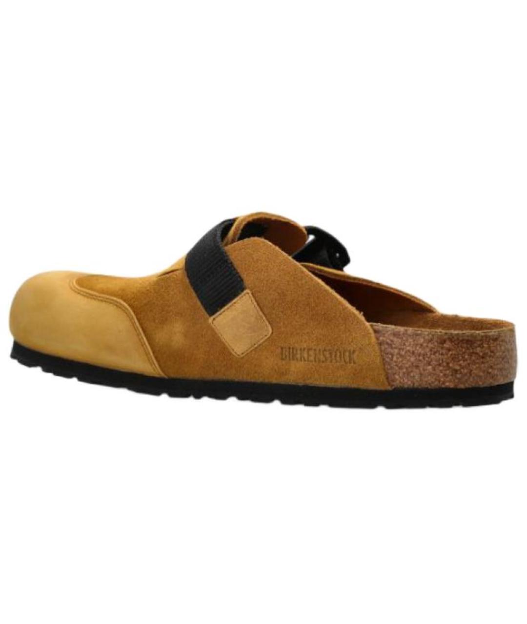 BIRKENSTOCK Коричневые замшевые сандалии, фото 3