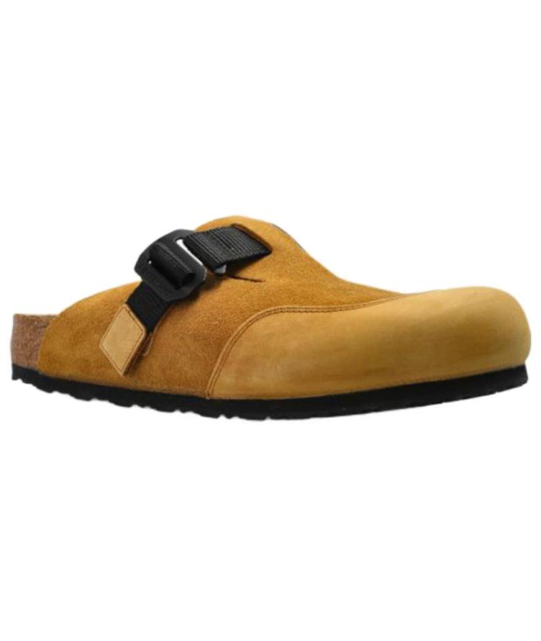 BIRKENSTOCK Коричневые замшевые сандалии, фото 2