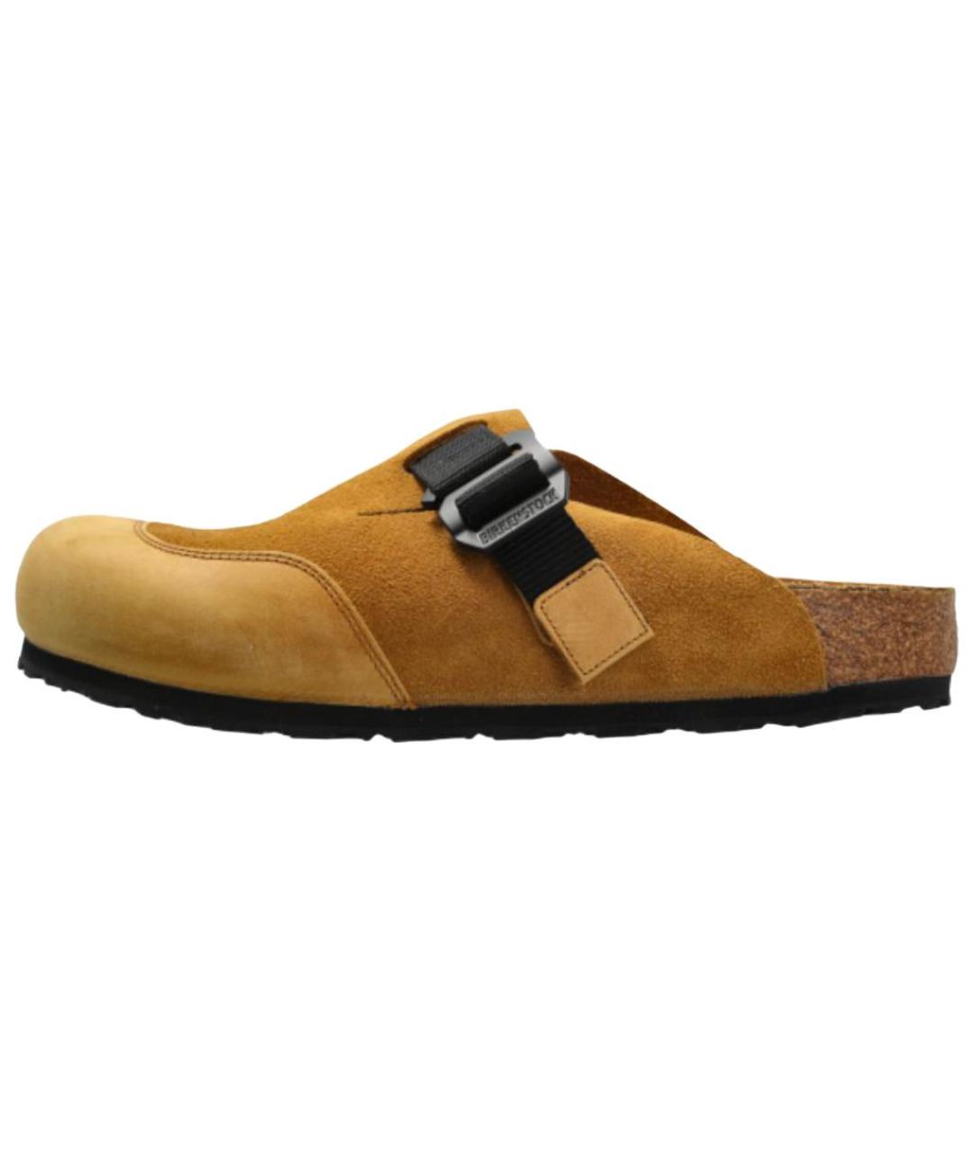 BIRKENSTOCK Коричневые замшевые сандалии, фото 5