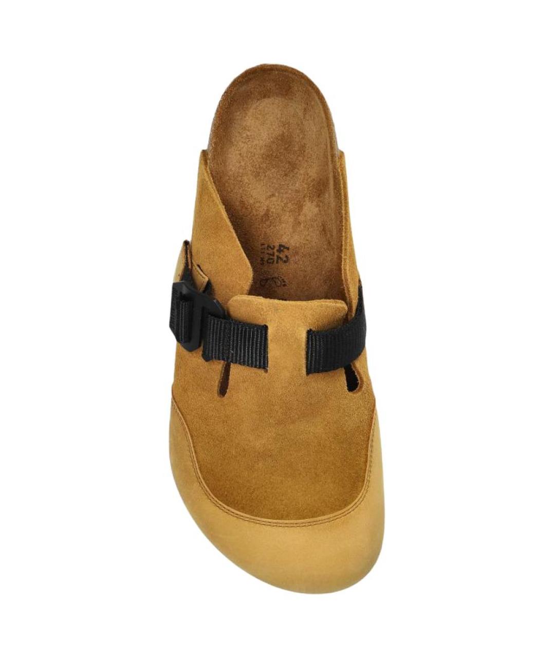 BIRKENSTOCK Коричневые замшевые сандалии, фото 4