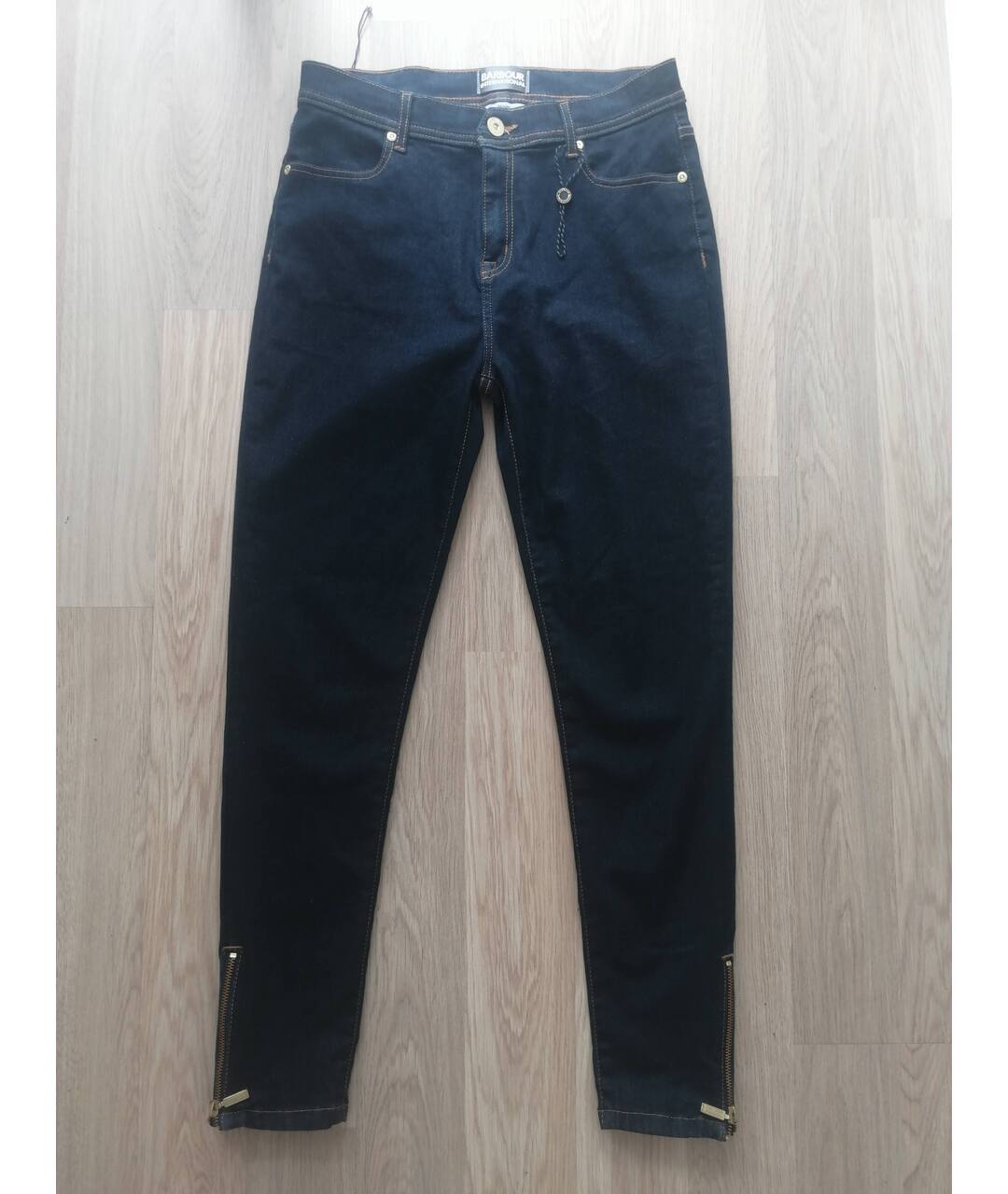 BARBOUR Темно-синие джинсы слим, фото 7