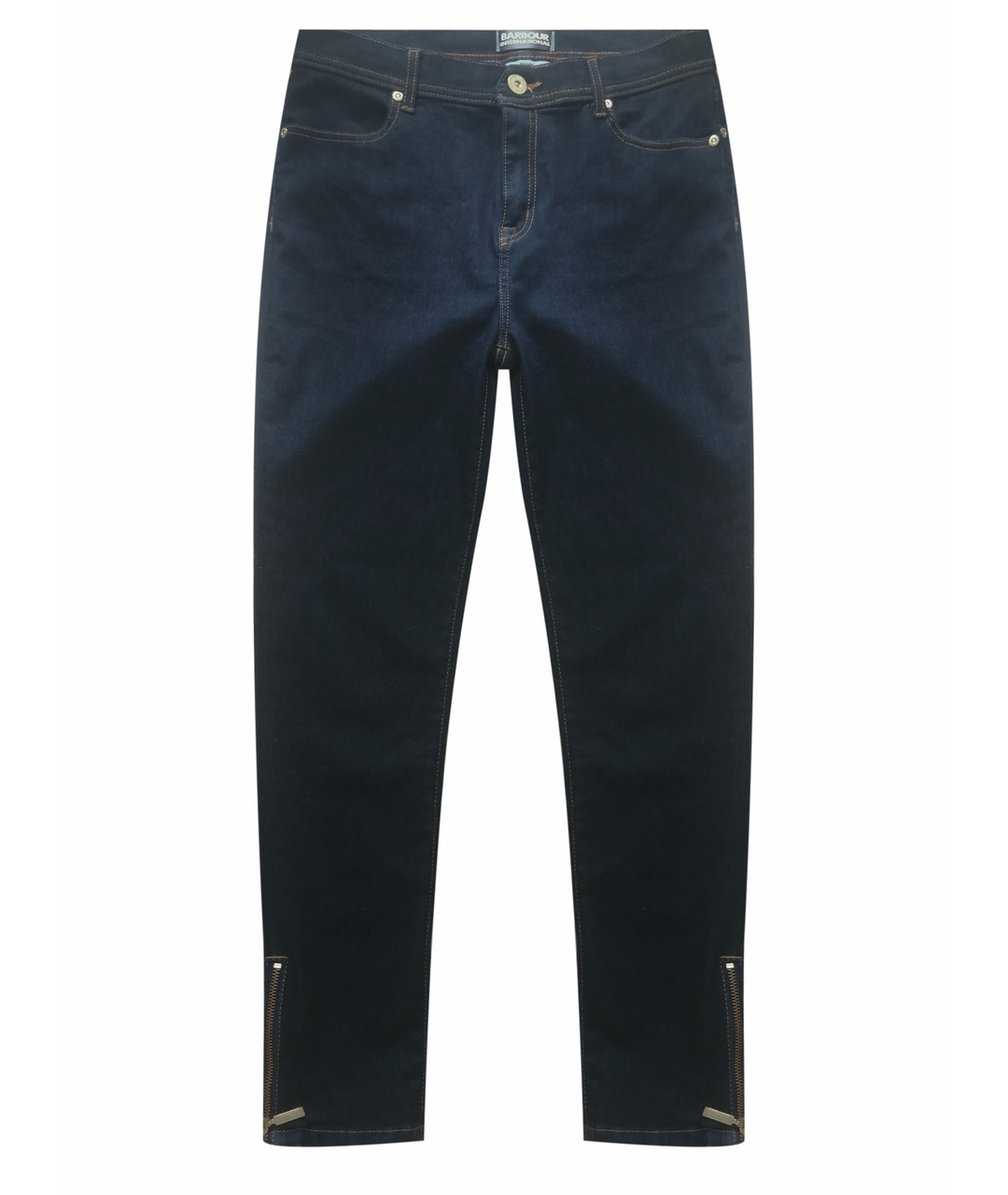 BARBOUR Темно-синие джинсы слим, фото 1
