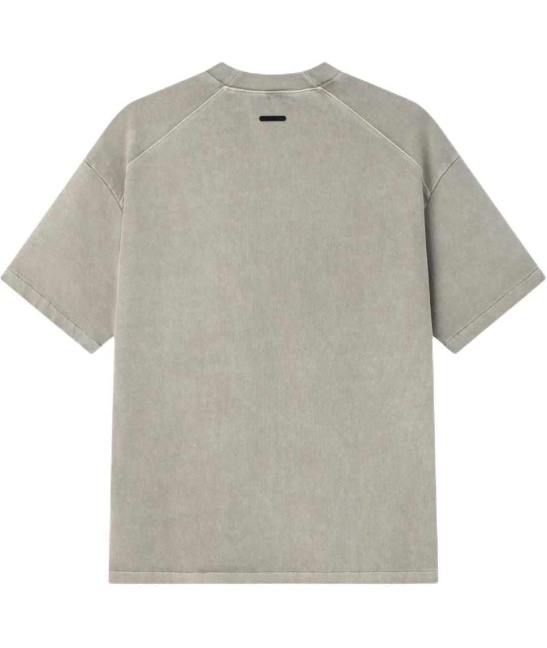 FEAR OF GOD ESSENTIALS Серая футболка, фото 2