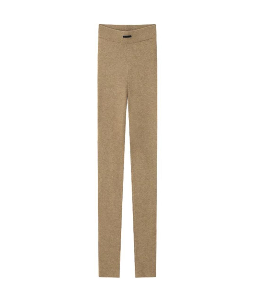FEAR OF GOD ESSENTIALS Бежевые прямые брюки, фото 1