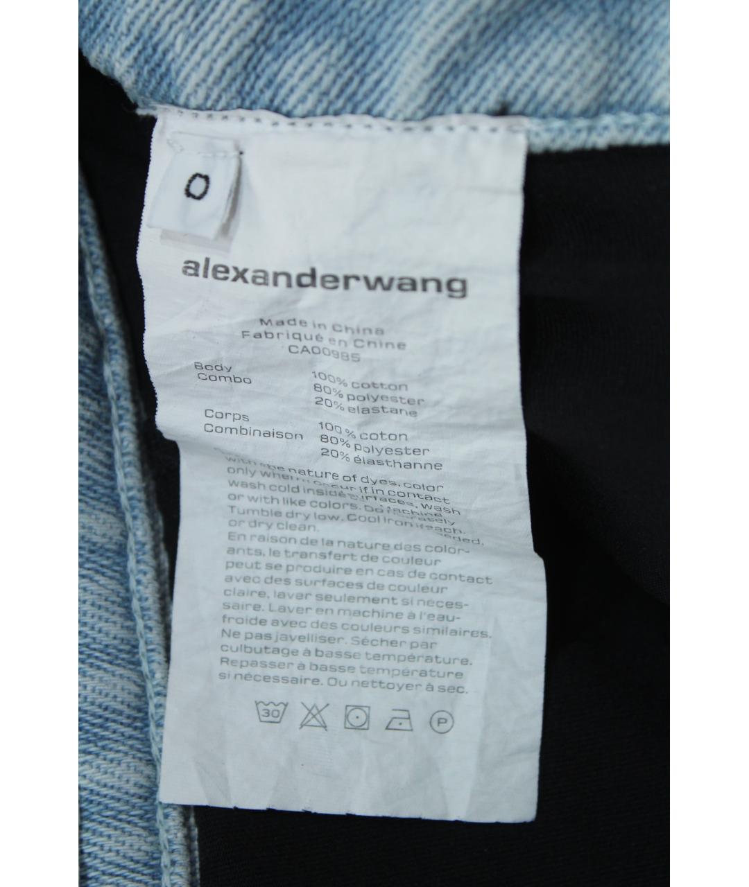 ALEXANDER WANG Мульти хлопковые шорты, фото 6