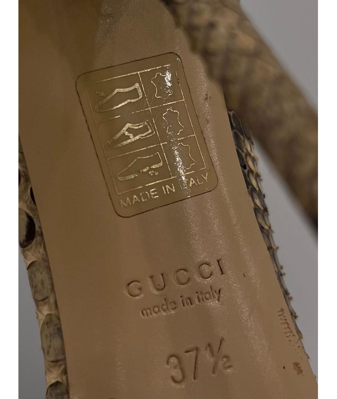 GUCCI Кожаные туфли, фото 6