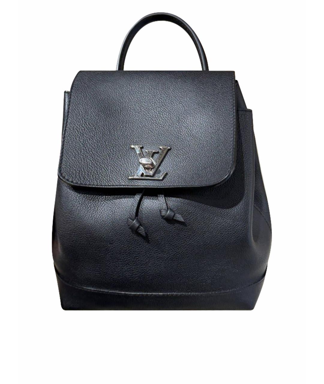 LOUIS VUITTON Черный кожаный рюкзак, фото 1