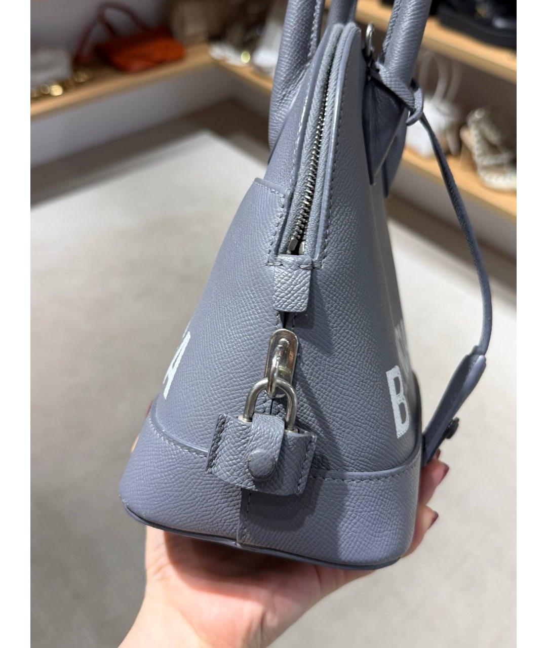 BALENCIAGA Кожаная сумка с короткими ручками, фото 2