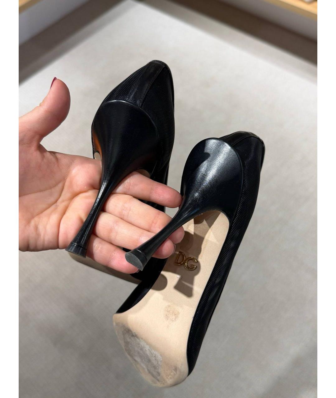 DOLCE&GABBANA Черные туфли, фото 4